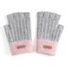 BKEKM Cute Gloves Half Finger Winter Gloves Knitted Mittens Gloves 1 Pair Ski Gloves Thermal Glove Fashion Outdoor Warm Gloves view 1