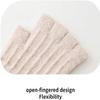 BKEKM Cute Gloves Half Finger Winter Gloves Knitted Mittens Gloves 1 Pair Ski Gloves Thermal Glove Fashion Outdoor Warm Gloves view 3