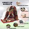 CusFuk Blanket for Men Women,Sports Lovers Gifts Warm Throw Flannel Blankets for Men Women Boys, Sports Style Travel Blanket Sofa Bed Couch for Men 60"x 50" view 3