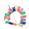 CLENEA 2M Sports Ribbon Rainbow Ribbon Artistic Gymnastics Band Cheerleading Dance Gradient Colorful Ribbon Entertainment view 1