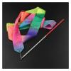 CLENEA 2M Sports Ribbon Rainbow Ribbon Artistic Gymnastics Band Cheerleading Dance Gradient Colorful Ribbon Entertainment view 4
