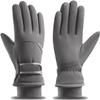 BKEKM Cycling Gloves 1 Pair Mittens Gloves Non-Slip Knit Gloves Thickened Warm Ski Gloves Touchable for Men Women Thermal Glove view 1