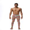 JOCKMAIL Long Johns Pants Men Thermal Underwear Cotton Printed Mens Thermal Underwear Sleeping Bottoms Leggings Pant (Large,LS-1106-Red-2Pack) view 2