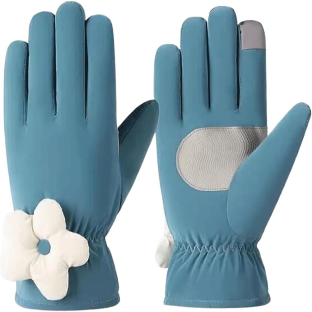 BKEKM Ski Gloves 1 Pair Thermal Glove Touch Scree Winter Gloves Non-Slip Mittens Gloves Thickening for Men Women Cycling Gloves