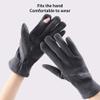 BKEKM Gloves Thickened Warm Winter Gloves Touch Screen Gloves Waterproof Fashion Non-Slip Cycling Gloves 1 Pair Mittens Gloves view 4