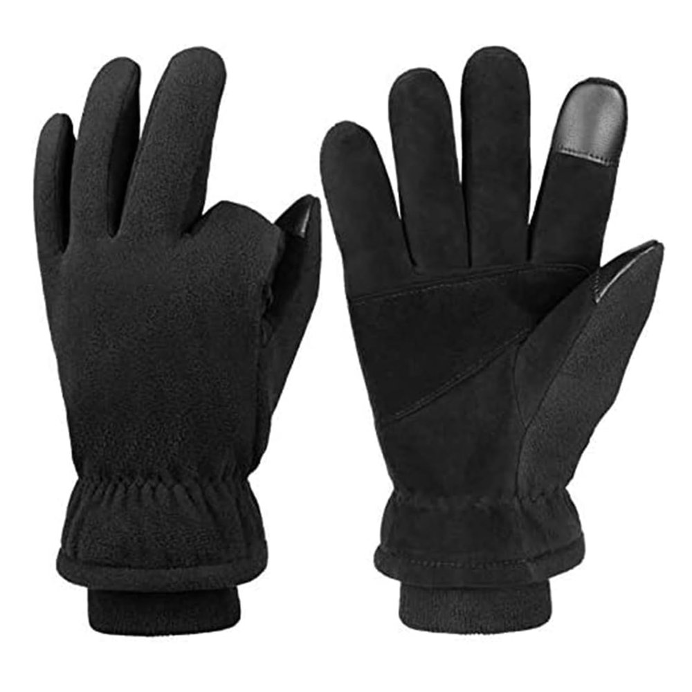 BKEKM Winter Gloves 1 Pair Cycling Gloves Plus Velvet Gloves Thickened Mittens Gloves Full-Finger Ski Gloves Fashion Thermal Glove