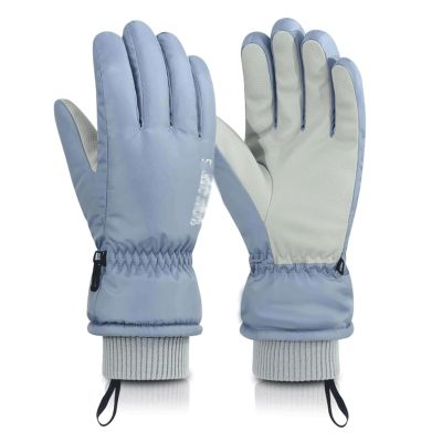 BKEKM Winter Gloves Non-Slip Ski Gloves Couple Cycling Gloves Thickened Thermal Glove 1 Pair for Men Women Outdoor Warm Gloves