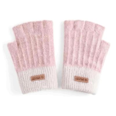 BKEKM Cute Gloves Half Finger Winter Gloves Knitted Mittens Gloves 1 Pair Ski Gloves Thermal Glove Fashion Outdoor Warm Gloves