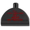 NDZ Performance Grip Frame Insert Plug for Glock Gen 4-5 Models 17 19 22 23 24 31 34 35  Black Aluminum with Red Laser Engraved Image  Don't Tread On Me Liberty and Death view 1