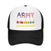 Army Vietnam Veteran Classic Baseball Cap Unisex Mesh Trucker Hat view 2
