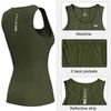 Wulibike Sleeveless Cycling Jersey Women Running Shirts Vest bike top Summer Biking tank With Pockets Olive-green XS view 3