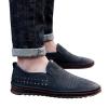 2023 New Foreign Trade Casual Men's Shoes Trend Cutout Blank Shoes Summer Breathable Mens Leather Shoes Casual Boot (Khaki, 9) view 2