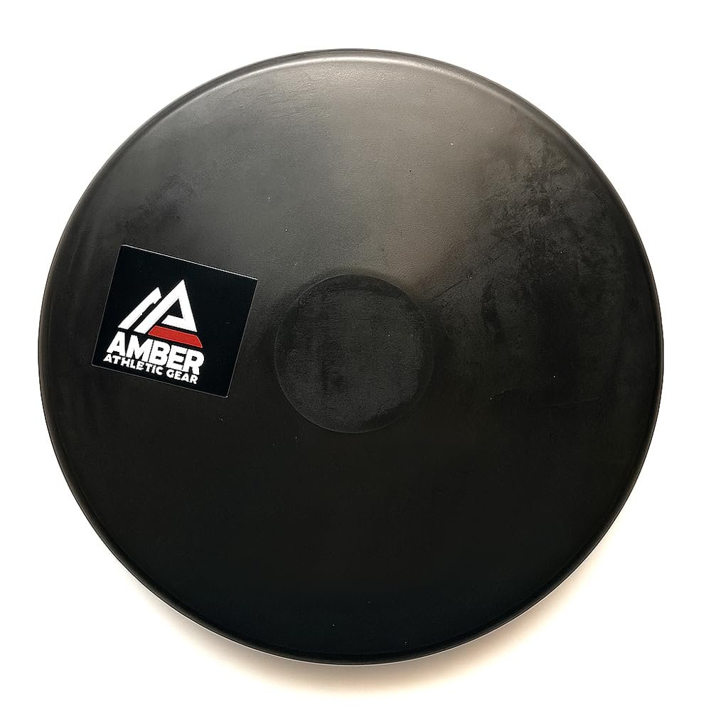 Amber Fight Gear Robust Rubber Discus Durable 0.75 KG Training Tool for Beginners & High School Athletes, Floor-Safe Design