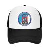 82nd Airborne Division with Jump Wings Classic Baseball Cap Unisex Mesh Trucker Hat Black view 2