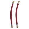 Gavigain 2pcs Bike Pump,Extension Hose Increasing 16.6cm 6.5in Length Nylon Copper Materials Double Valve Design Inflator Tube view 1