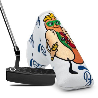 BAIRBRE Putter Covers Hotdog Mallet Putter Headcover Blade Putter Covers Leather Golf Headcover with Magnetic Golf Club Cover for All Brand (for Blade Putter)