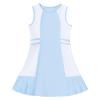 ABOCIW Girls Tennis Dress with Shorts Golf Outfit Sleeveless Tank Top Workout Athletic Dresses School Sports Pleated Dresses #2 Light Blue 8-9 Years view 4