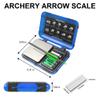 Archery Arrow Scale with Arrow Holder Grain Scale Dual Unit and HD Display LCD Digital Pocket Arrows Scale,200g x 0.01g Digital Mini Scale Included Calibration Weight, Batteries view 4