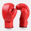 2 Pair Boxing Gloves Punching Bag Gloves Hands Protection Comfortable Punch Mitts Sparring Gloves PU Leather for Grappling, Kids view 2