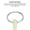 JOROBURO Horse Snaffle Bit, Rubber Wrapped Stainless Steel Loose Ring Horse Mouth Bit, Loose Link Horse Mouth Bit with Apple Flavor for Horse Training and Riding view 4