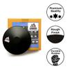 Amber Fight Gear Robust Rubber Discus Durable 1.6 KG Training Tool for Beginners & High School Athletes, Floor-Safe Design view 4