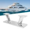 316 Stainless Steel Boat Bollard Cleat, Prevention12 Inch Marine Boat Cleat with Base, Easy Installation, Securely Tie Your Boat, for Boats, Yachts, Docks, Decks, Kayaking view 3
