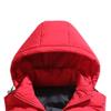 SWJGLITTR Men's Hooded Warm Thick Vest Quilted Sleeveless Windproof Outdoor Coats Winter Zip Up Padded Vest (X-Large,Red) view 3
