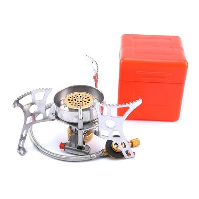HUFFA Outdoor Gas Cooker Camping Burner Stove Portable Cookware Camping Equipment High Power Folding Camp Supplies Travel Strong Fire
