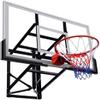 54-Inch Wall Mounted Backboard and Rim Combo Basketball Hoop with Polycarbonate Backboard Adjustable Height view 2