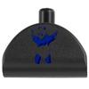 NDZ Performance Grip Frame Insert Plug for Glock Gen 4-5 Models 17 19 22 23 24 31 34 35  Black Aluminum with Blue Laser Engraved Image  Panda with Guns view 1