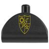NDZ Performance Grip Frame Insert Plug for Glock Gen 4-5 Models 17 19 22 23 24 31 34 35  Black Aluminum with Gold Laser Engraved Image  75th Ranger Regiment view 1