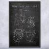 Rock Climbing Chalk Bag Patent Framed Print (13x19) Bouldering Gifts, Gym Decor, Climbing Gifts, Climbing Wall Art, Gifts For Men view 1