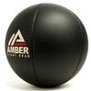 Amber Fight Gear Leather Medicine Ball for Strength & Conditioning, Plyometric & Core Training, Cardio Workouts for Muscle Building, Squats, Lunges, Partner Training, 15lb view 3