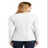 CornBorn Nebraska Womens V-Neck Shirt - Huskers Volleyball 5-Time National Champions - White - Large view 2