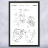Rock Climbing Chalk Bag Patent Framed Print (13x19) Bouldering Gifts, Gym Decor, Climbing Gifts, Climbing Wall Art, Gifts For Men view 1