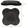 MBKHFLL Yoga Knee Guards (Set of 2) - Male and Female Yoga Props and Accessories for Fitness, Travel, Meditation, Kneeling, Balance, Floor, Pilates Pads for Knee and Elbow (black) view 2