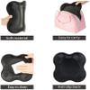 MBKHFLL Yoga Knee Guards (Set of 2) - Male and Female Yoga Props and Accessories for Fitness, Travel, Meditation, Kneeling, Balance, Floor, Pilates Pads for Knee and Elbow (black) view 4