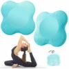 MBKHFLL Yoga Knee Guards (Set of 2) - Male and Female Yoga Props and Accessories for Fitness, Travel, Meditation, Kneeling, Balance, Floor, Pilates Pads for Knee and Elbow (blue) view 1