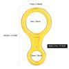 CRIOH Climbing 8,35KN Figure 8 Rope Descender for Rock Climbing Rescue Gear (Gold) view 2