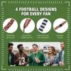 Fun Express Football Breakaway Lanyards - 34" (Pack of 12) - Premium Nylon Material, Perfect for Coaches, Players, & Fans view 2
