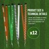 Fun Express Football Breakaway Lanyards - 34" (Pack of 12) - Premium Nylon Material, Perfect for Coaches, Players, & Fans view 3