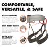 BLACK DIAMOND Mens Momentum Rock Climbing Harness | Adjustable Waist & Leg Loops | Dual Core Construction | Lightweight Comfort | Moonstone | XXL view 3