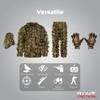 AYIN Ghillie Suit For Men, Hunting Suits 3D Leaf Bush Gillie Suit Camo Turkey Hunting, Hooded Gillies Camo Hunting Suits (SM/MD, Autumn Brown), Small/Medium view 2