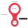 CRIOH Climbing 8,35KN Figure 8 Rope Descender for Rock Climbing Rescue Gear (Red) view 2