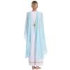 LiiYii Women's Greek God Dress Costume Greece Toga Cosplay Dress Halloween Party Performance Outfits Light Blue XX-Large view 4