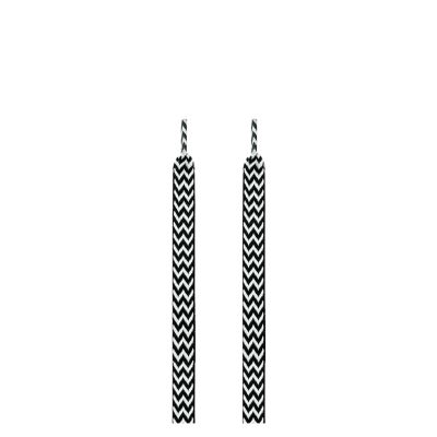 1Pair Flat Shoelaces For Sneakers Shoe Laces Width 1.5cm/2cm/3cm Shoelace White Flat Wide Shoe Laces Sneaker Laces (Color : 1.5 Black White, Size : 160cm)