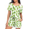 UMIRIKO St. Patrick's Day Womens Pajama Sets, Soft Pj set, Ladies Pajamas Sets O Neck, Size XXL 21343014 view 1