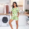 UMIRIKO St. Patrick's Day Womens Pajama Sets, Soft Pj set, Ladies Pajamas Sets O Neck, Size XXL 21343014 view 2