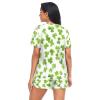 UMIRIKO St. Patrick's Day Womens Pajama Sets, Soft Pj set, Ladies Pajamas Sets O Neck, Size XXL 21343014 view 3