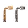 90 Degree Angle Brass Air Tyre Valve Stem with Extension Adapter Compatible with Car Truck Motorcycle Cycling Scooter Accessories (Color : 40MM Gold) view 4